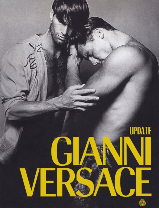 Gianni Versace 1989 campaign — Deryl George and Ric Arango — photograph by Bruce Weber