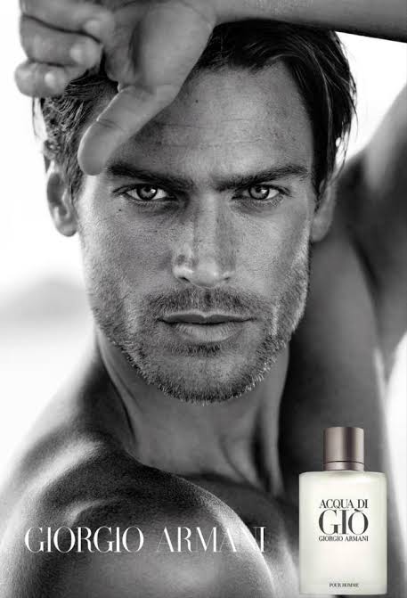Giorgio Armani Acqua Di Giò 2015 campaign — Jason Morgan — photograph by Matthew Brookes — Sardinia, Italy