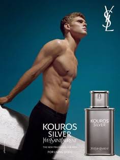 Yves Saint Laurent Kouros Silver featuring Mias van der Westhuyzen 2015 global campaign