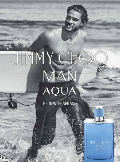 Jimmy Choo Man Aqua fragrance campaign — Marlon Teixeira — photograph by Cédric Bihr — Biarritz, France