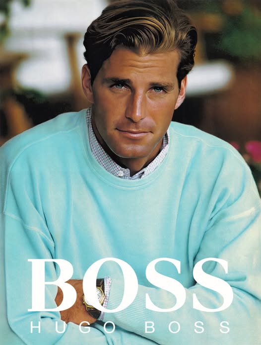 Hugo Boss 1988 campaign — Michael Flinn — photograph by Bob Krieger