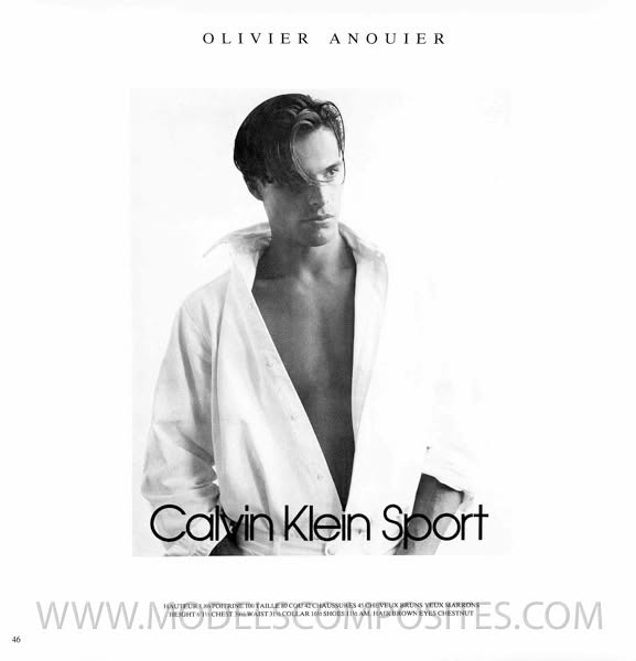 Olivier Anquier Calvin Klein Sport 1988