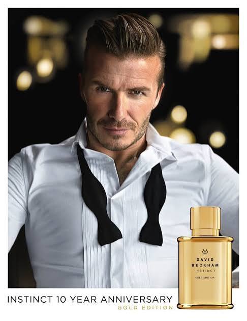 David Beckham Instinct Gold Edition featuring David Beckham 2015 global campaign